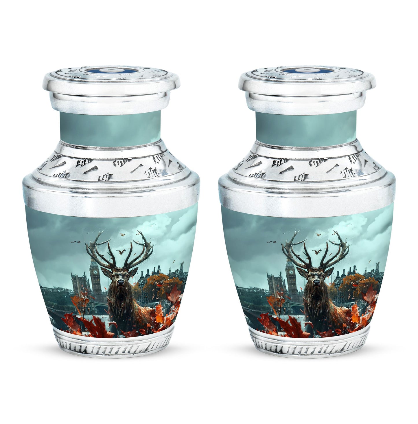 Deer Theme 3 Inch Keepsake Pack of 2