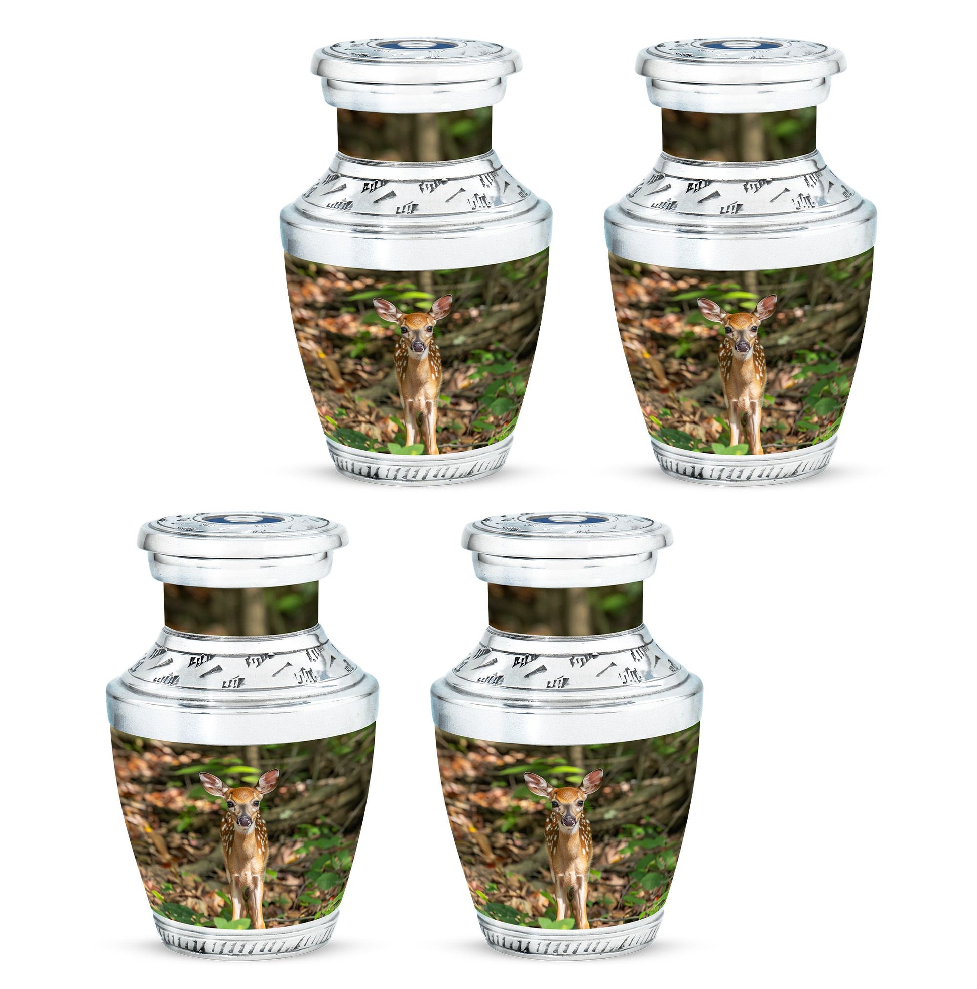 Deer Theme 3 Inch Keepsake Pack of 4