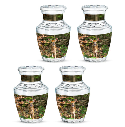 Deer Theme 3 Inch Keepsake Pack of 4