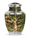 Deer Theme Large Urn 10 Inch