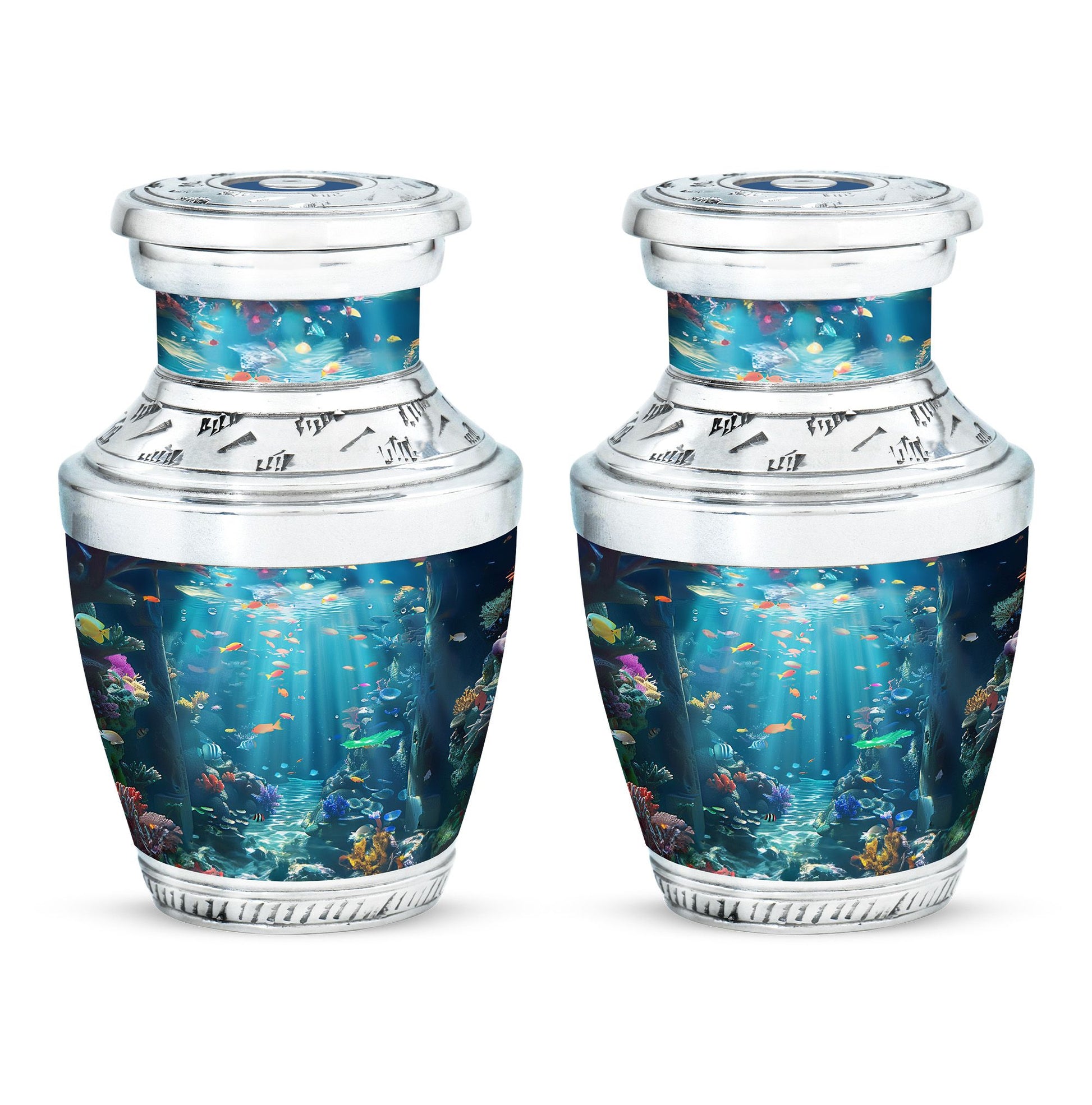 Fish Theme 3 Inch Keepsake Pack of 2