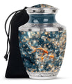 Gold Fish Human Cremation Urns - Underwater Cremation Urn for Adult