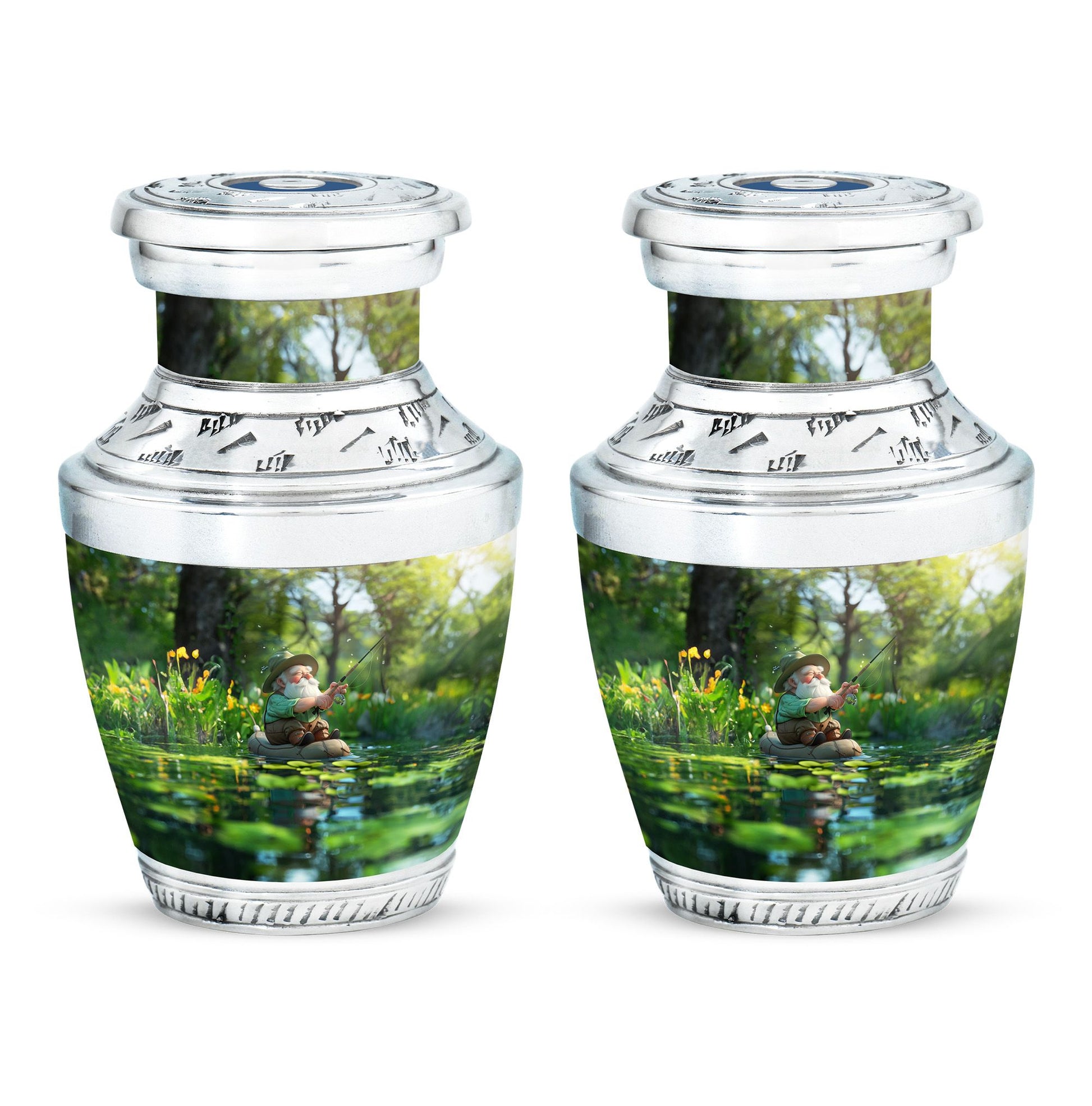 Fishing Theme 3 Inch Keepsake Pack of 2