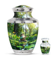 Fishing Theme Large Urn With 1 Keepsake Urn