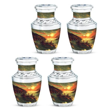Fishing Theme 3 Inch Keepsake Pack of 4