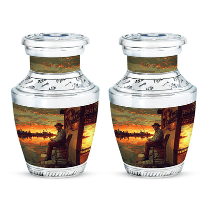 Fishing Theme 3 Inch Keepsake Pack of 2