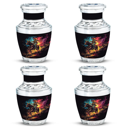 Cowboy Theme 3 Inch Keepsake Pack of 4