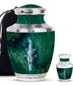 Alligator Theme Large Urn With 1 Keepsake Urn