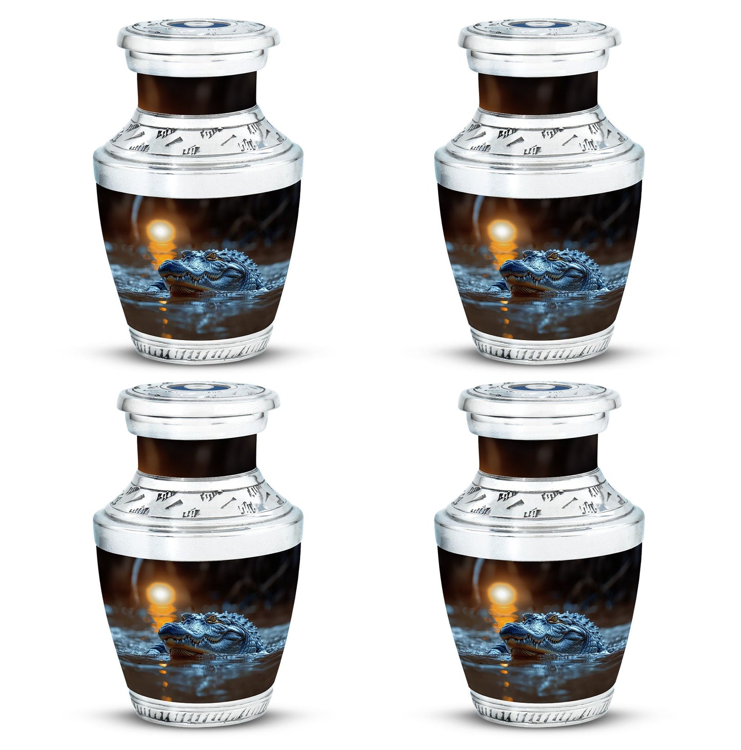 Alligator Theme 3 Inch Keepsake Pack of 4