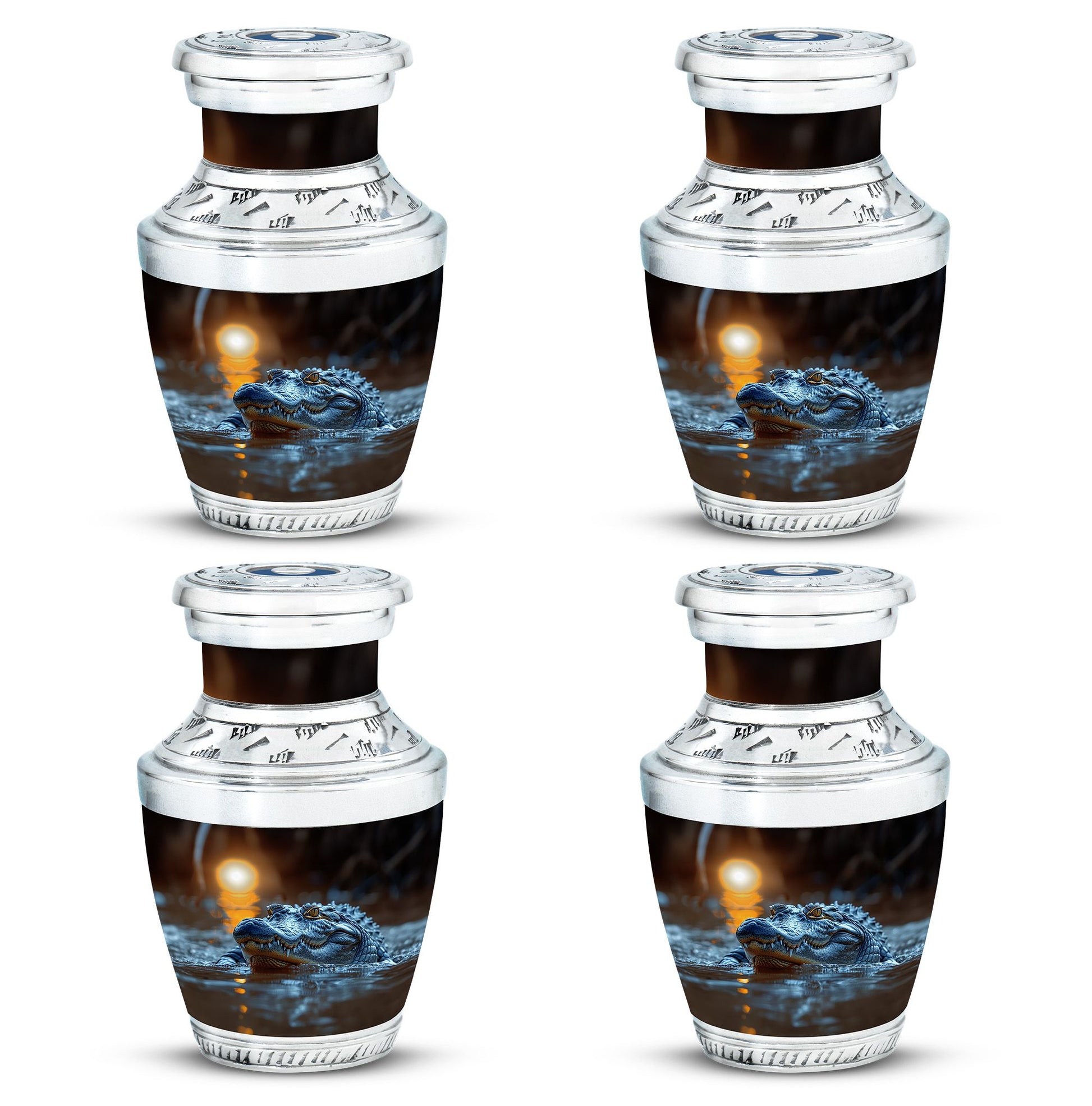 Alligator Theme 3 Inch Keepsake Pack of 4