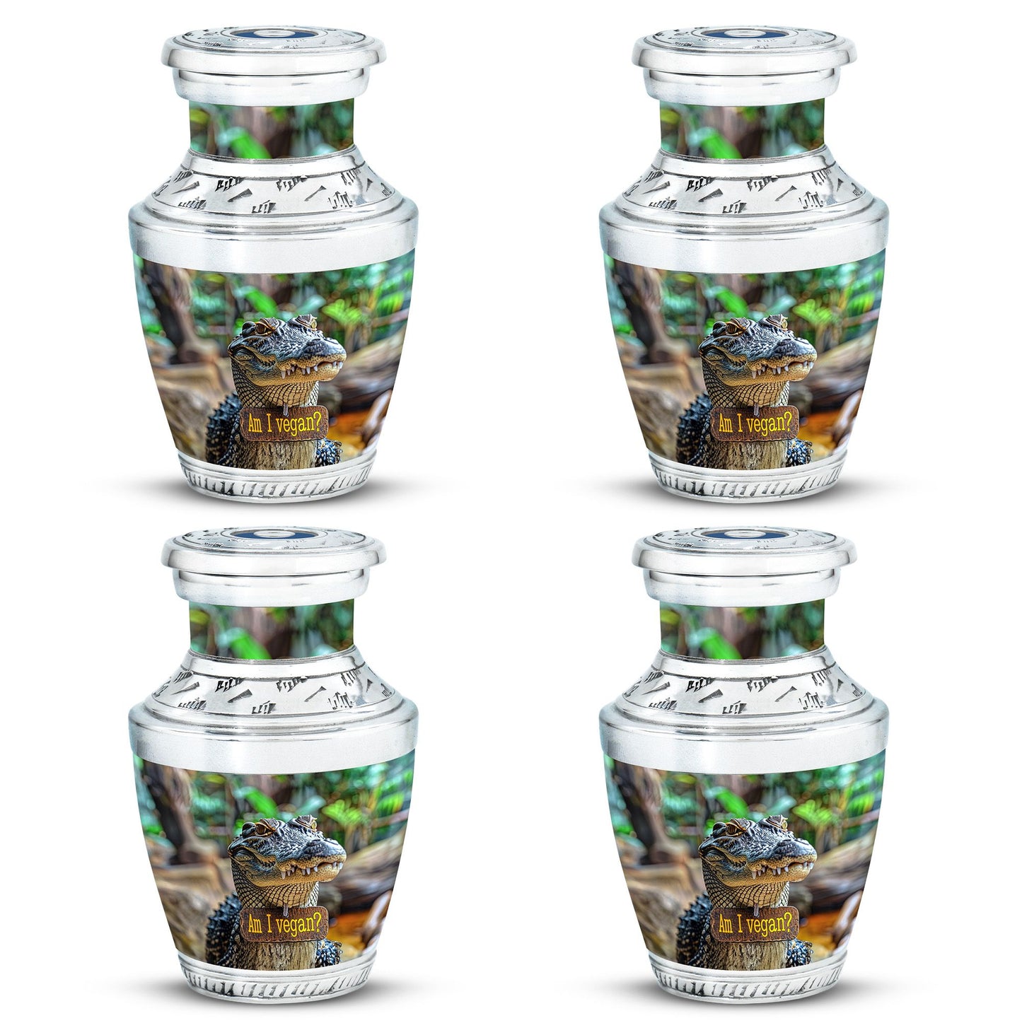 Alligator Theme 3 Inch Keepsake Pack of 4