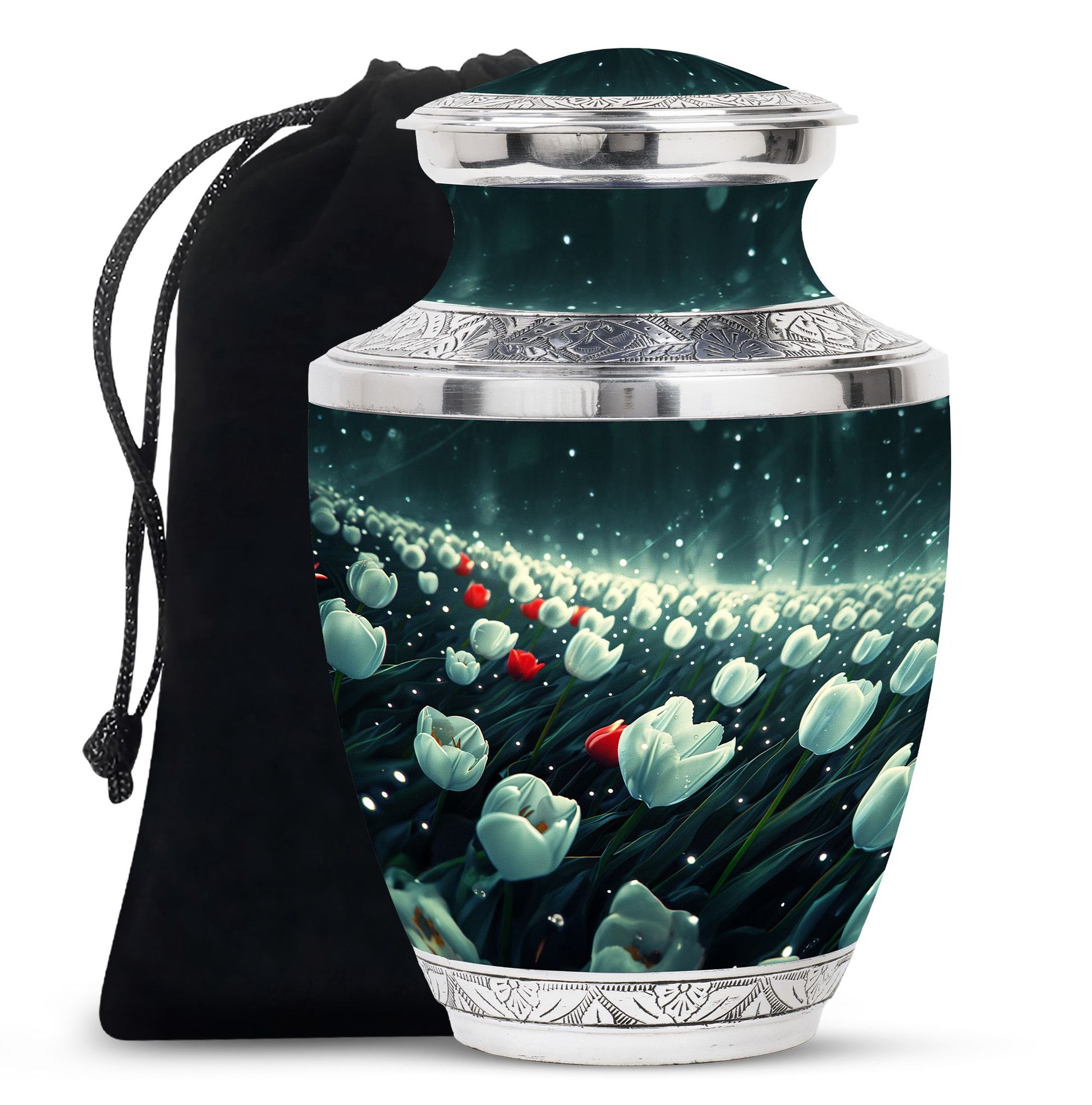 Tulip Theme Large Urn 10 Inch