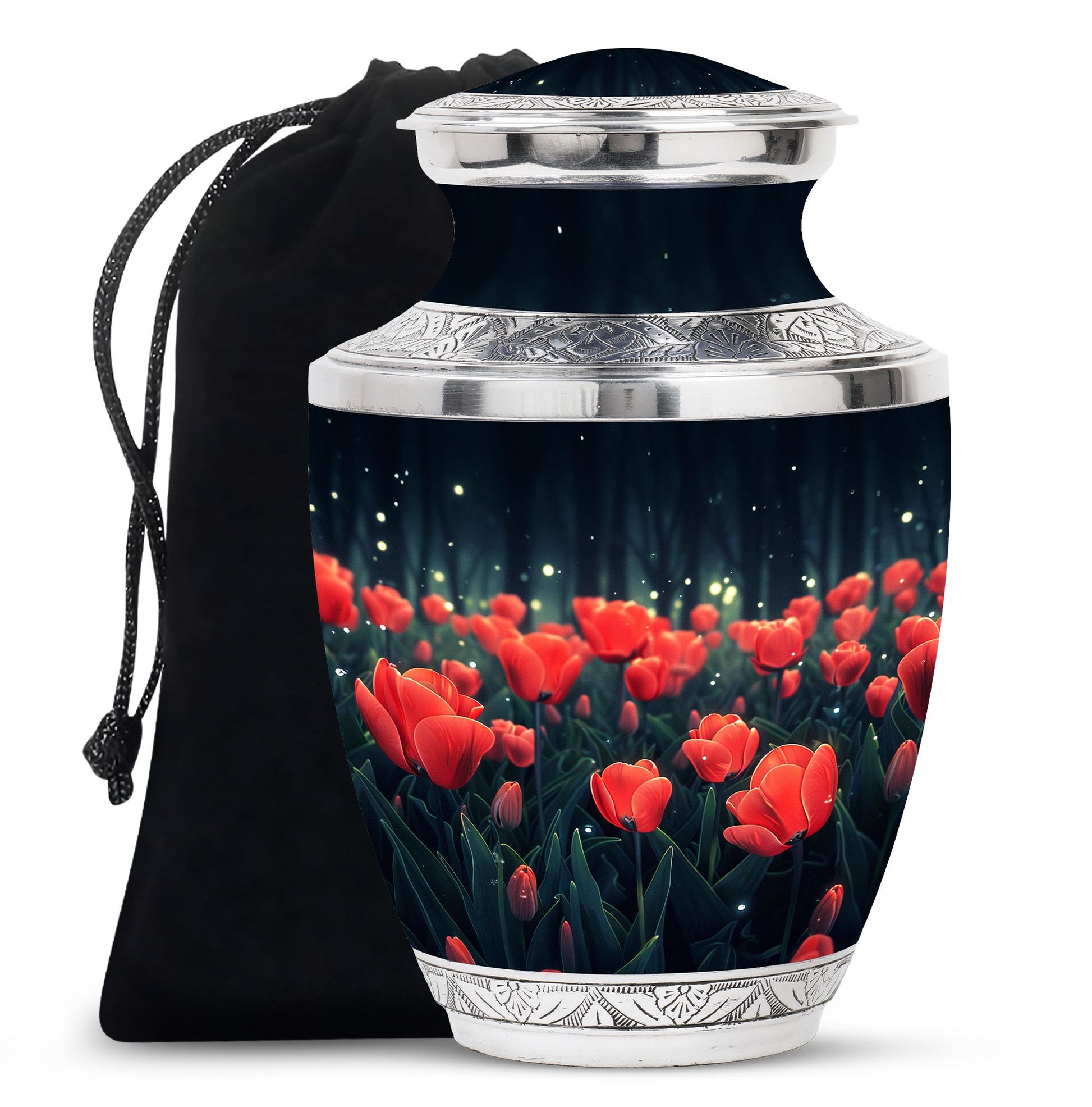 Tulip Theme Large Urn 10 Inch