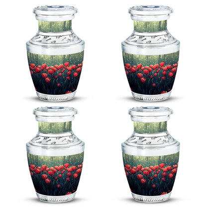 Tulip Theme 3 Inch Keepsake Pack of 4