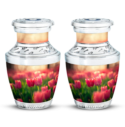 Tulip Theme 3 Inch Keepsake Pack of 2