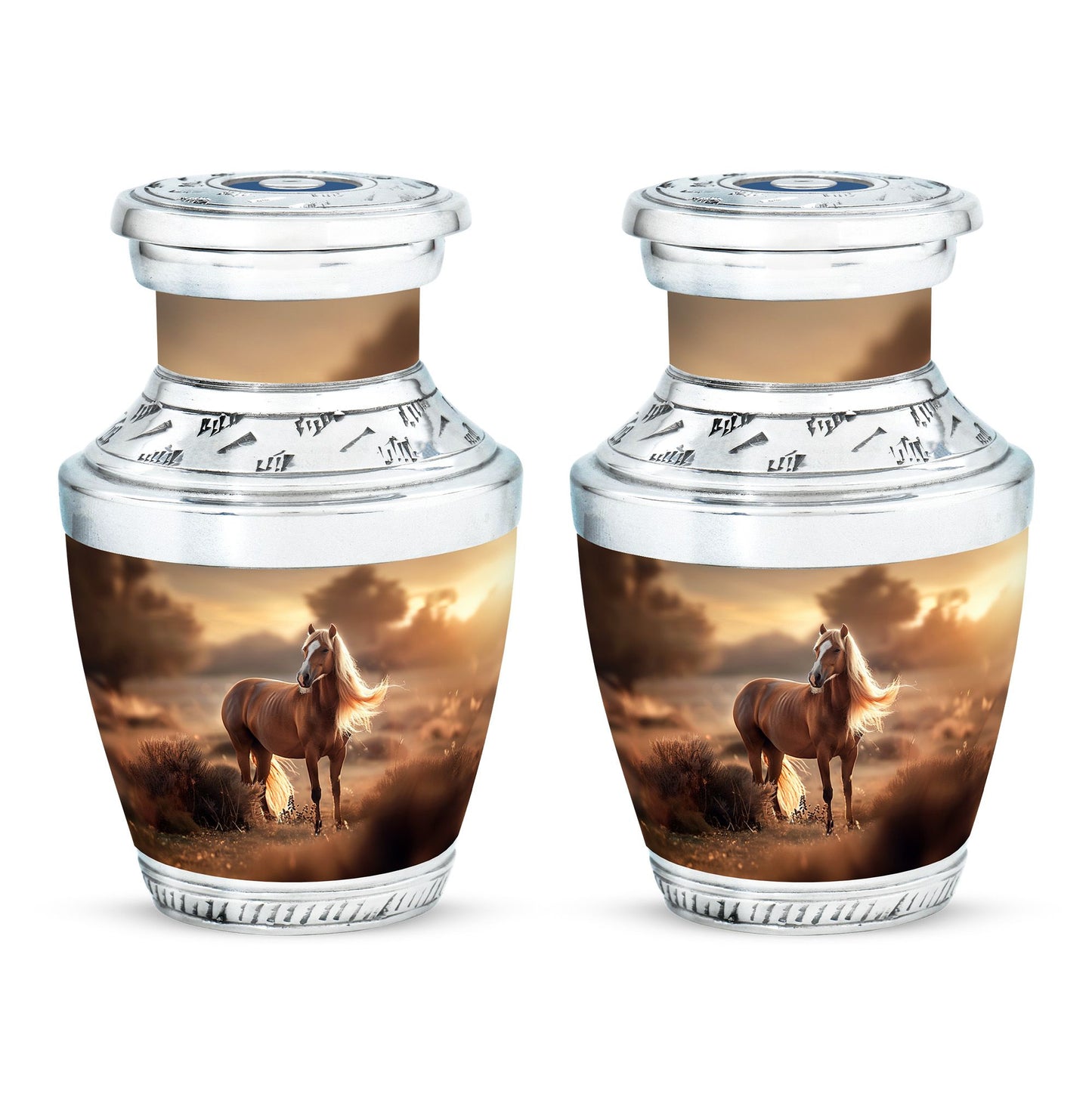 Horse Theme 3 Inch Keepsake Pack of 2