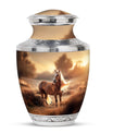 Horse Theme Large Urn 10 Inch