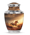 Horse Theme Large Urn 10 Inch