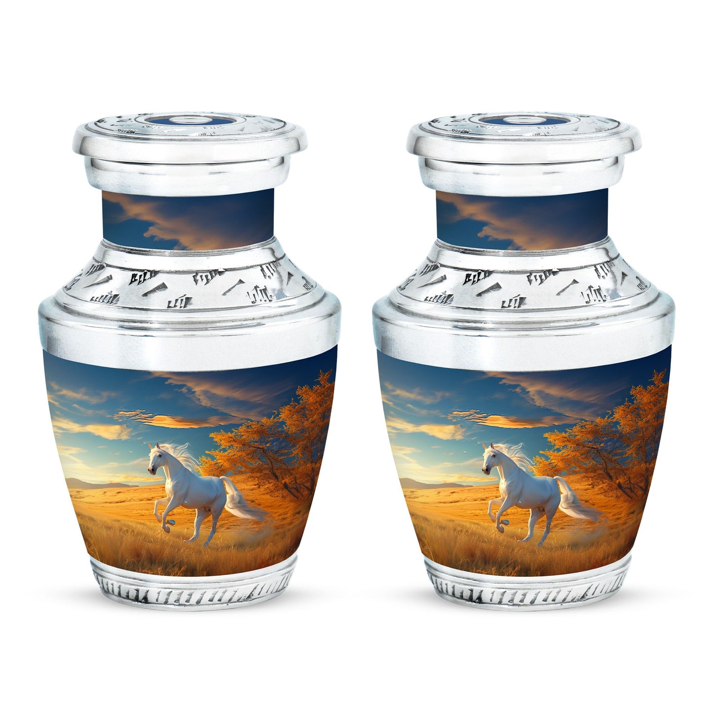 Horse Theme 3 Inch Keepsake Pack of 2