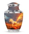 Horse Theme Large Urn 10 Inch
