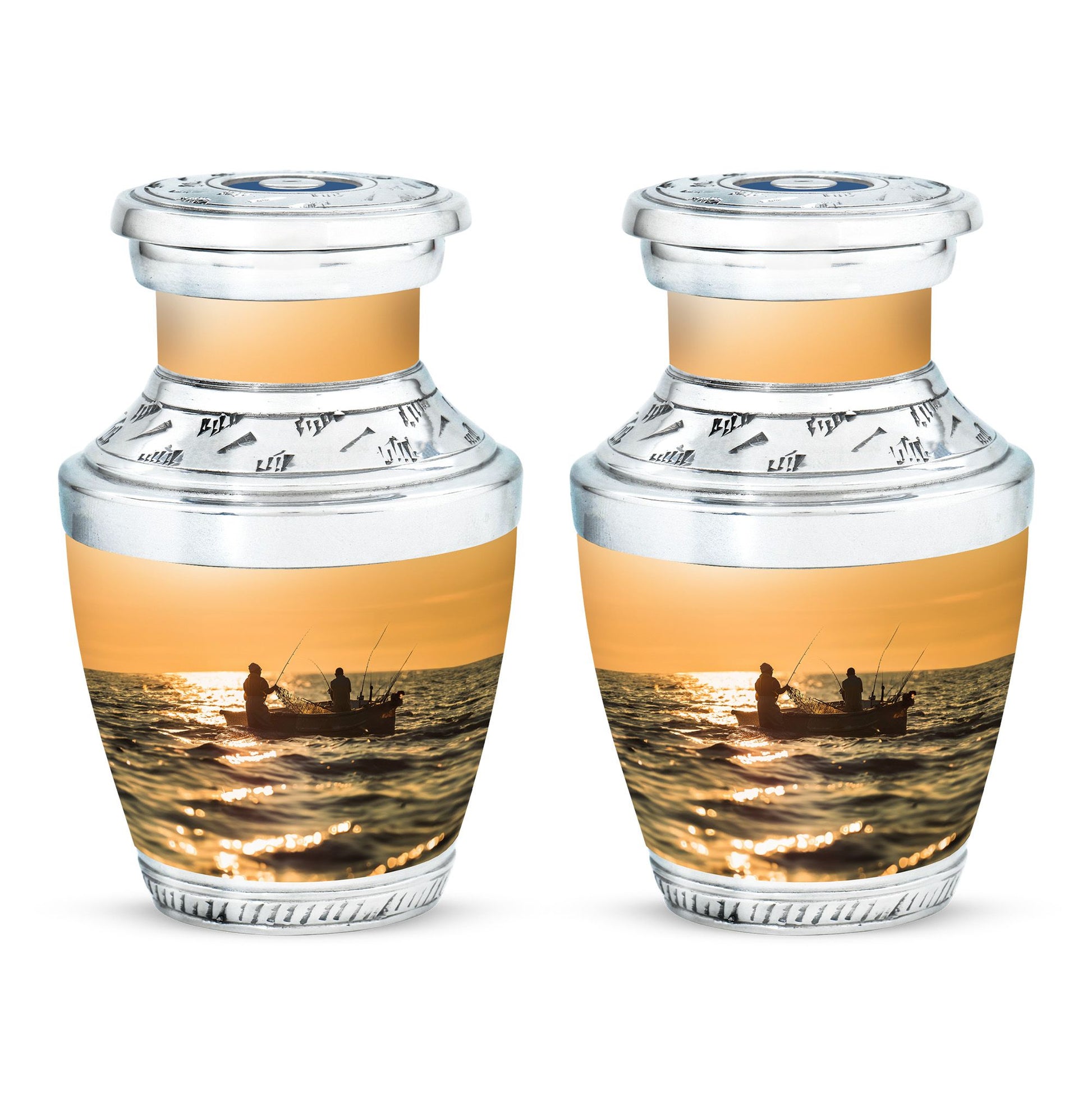 Fishing Theme 3 Inch Keepsake Pack of 2