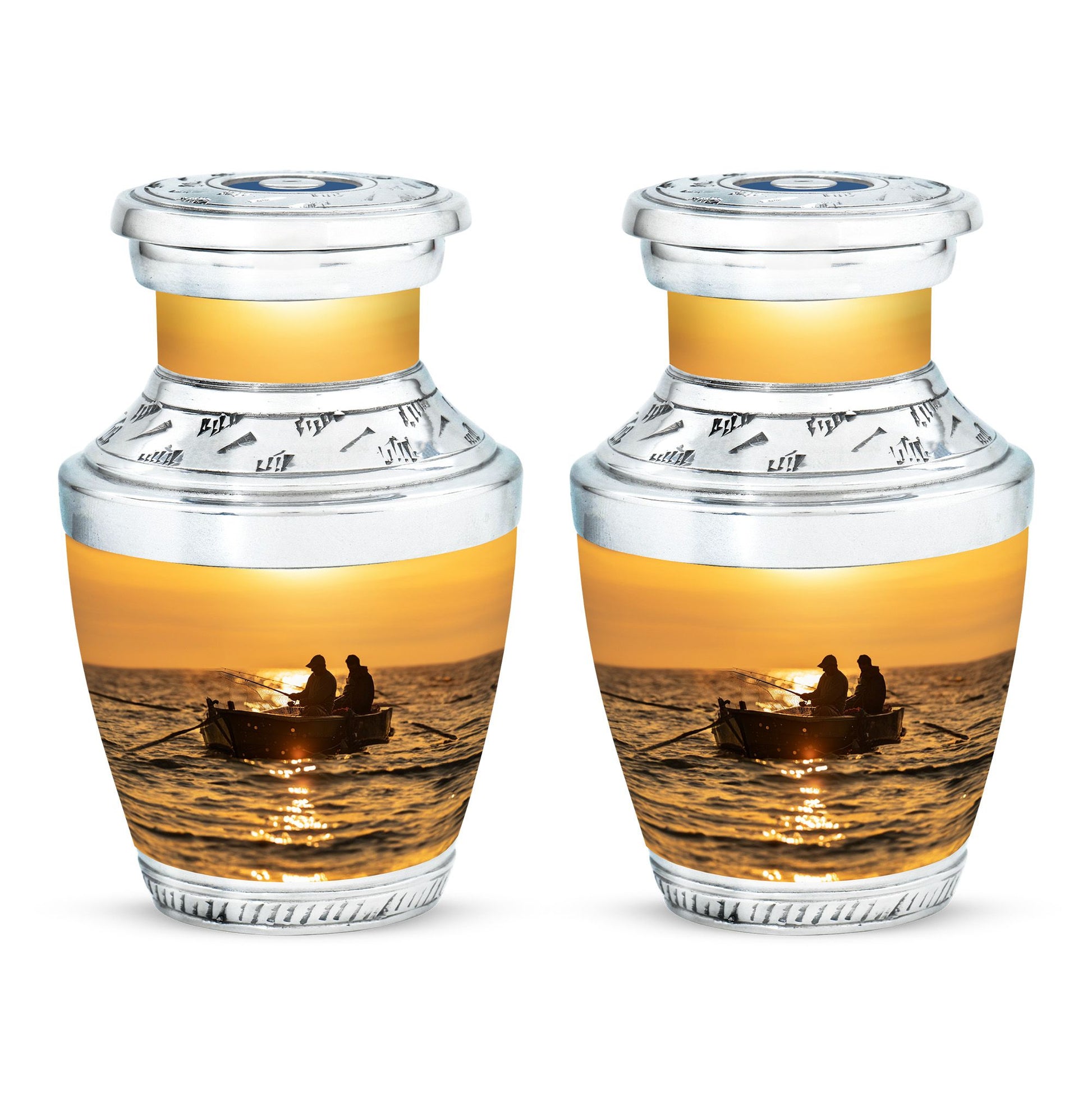 Fishing Theme 3 Inch Keepsake Pack of 2