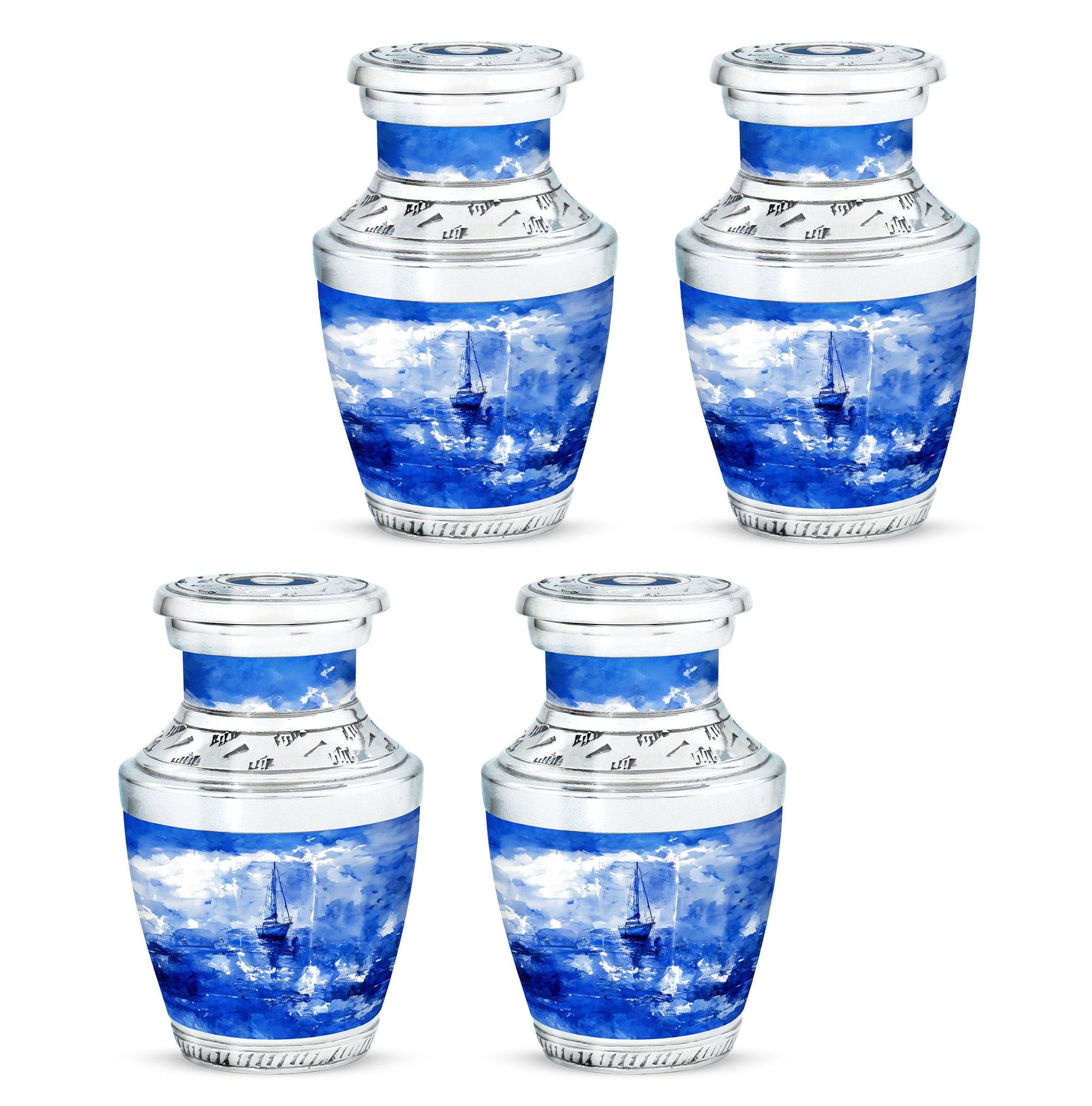 Fishing Theme 3 Inch Keepsake Pack of 4