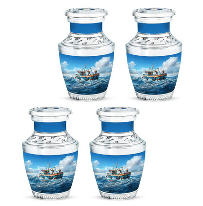 Fishing Theme 3 Inch Keepsake Pack of 4