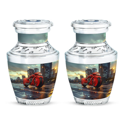 Motorcycle Theme 3 Inch Keepsake Pack of 2