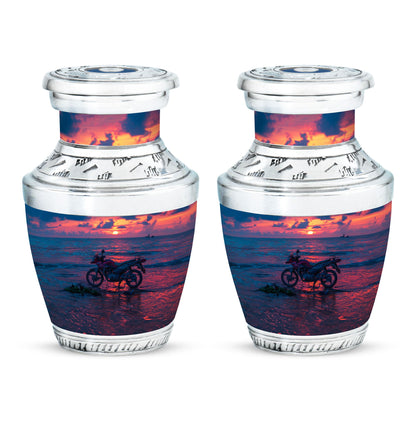 Motorcycle Theme 3 Inch Keepsake Pack of 2