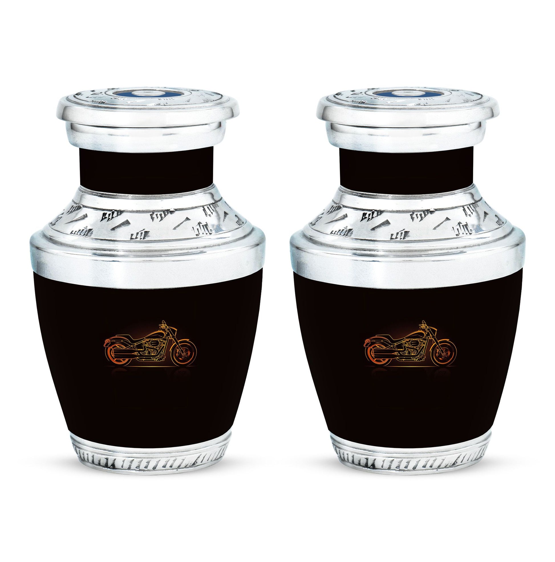 Motorcycle Theme 3 Inch Keepsake Pack of 2