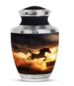 Horse Theme Large Urn 10 Inch