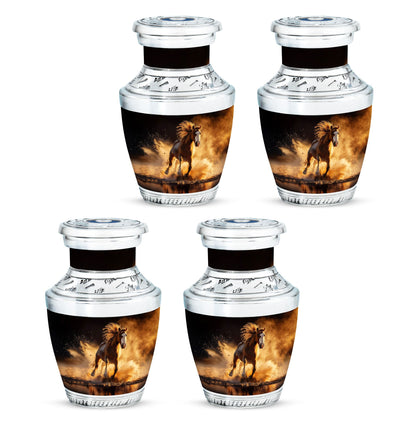 Horse Theme 3 Inch Keepsake Pack of 4