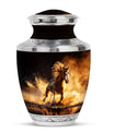 Horse Theme Large Urn 10 Inch