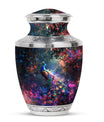 Peacock Theme Large Urn 10 Inch
