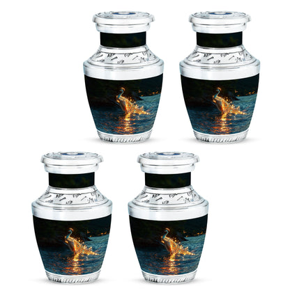 Peacock Theme 3 Inch Keepsake Pack of 4