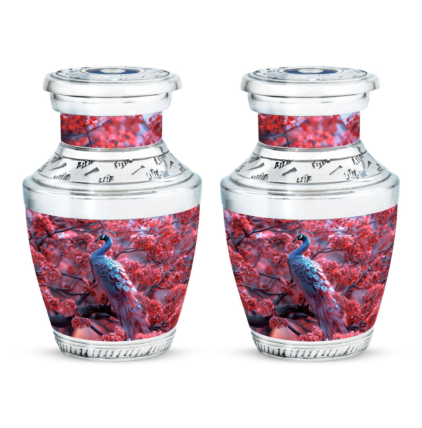 Peacock Theme 3 Inch Keepsake Pack of 2