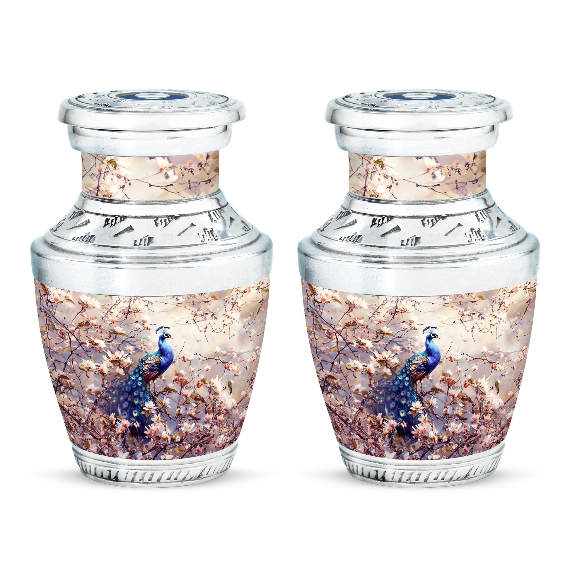 Peacock Theme 3 Inch Keepsake Pack of 2