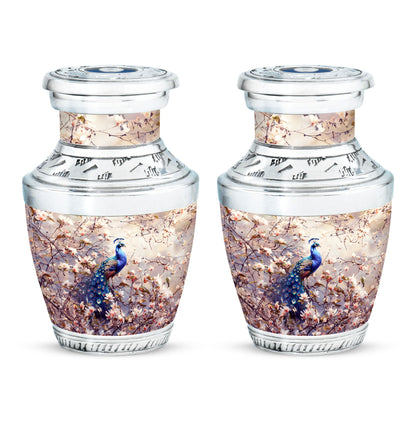 Peacock Theme 3 Inch Keepsake Pack of 2
