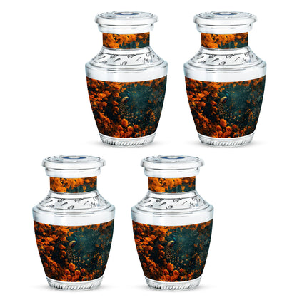 Peacock Theme 3 Inch Keepsake Pack of 4