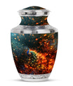 Peacock Theme Large Urn 10 Inch