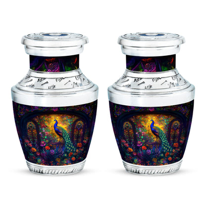 Peacock Theme 3 Inch Keepsake Pack of 2