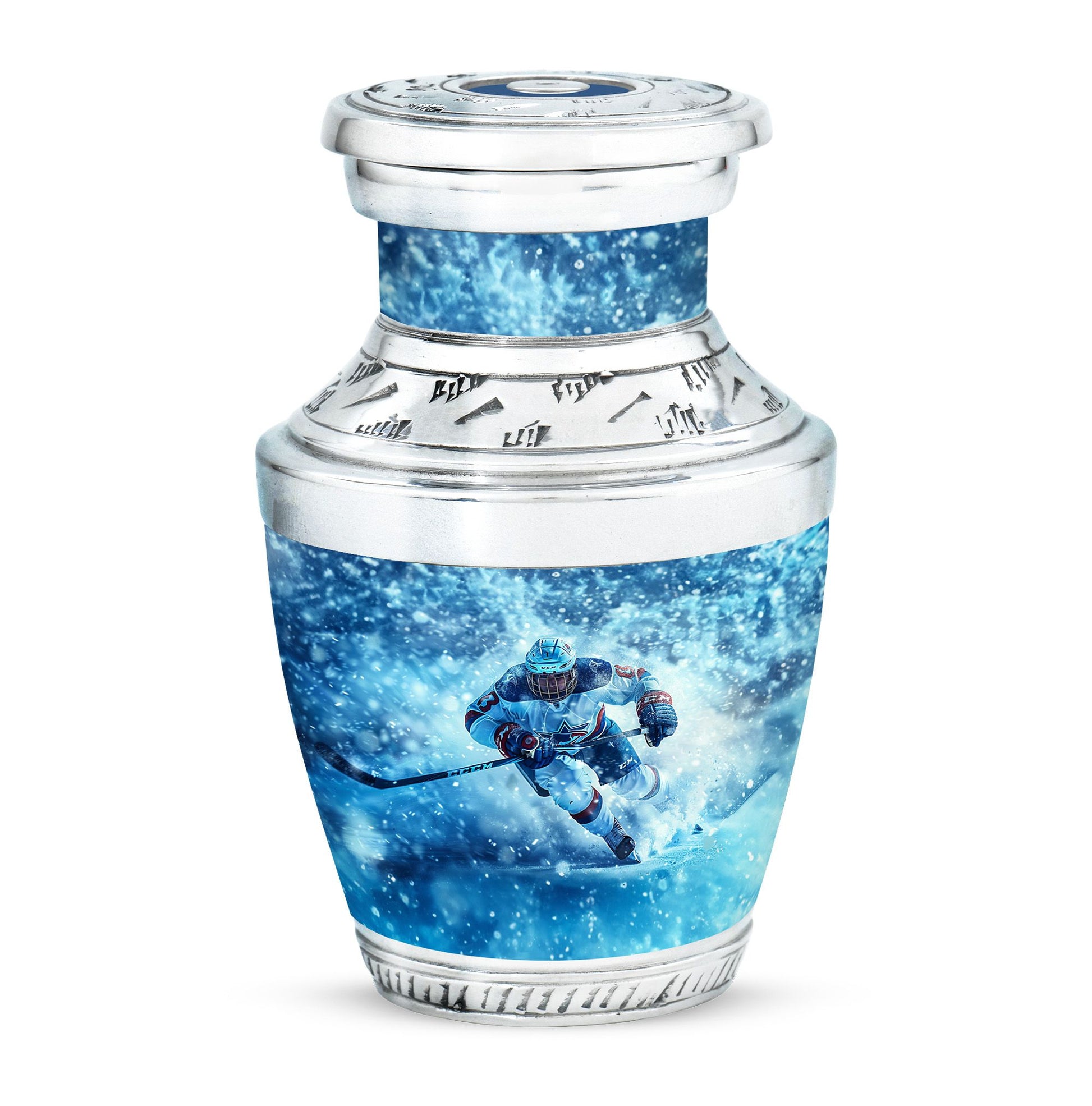 Ice Hockey Theme 3 Inch Keepsake