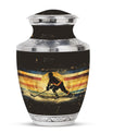 Ice Hockey Theme Large Urn 10 Inch