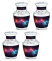 Nebula Galaxy Theme 3 Inch Keepsake Pack of 4