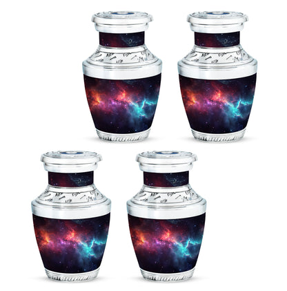 Nebula Galaxy Theme 3 Inch Keepsake Pack of 4