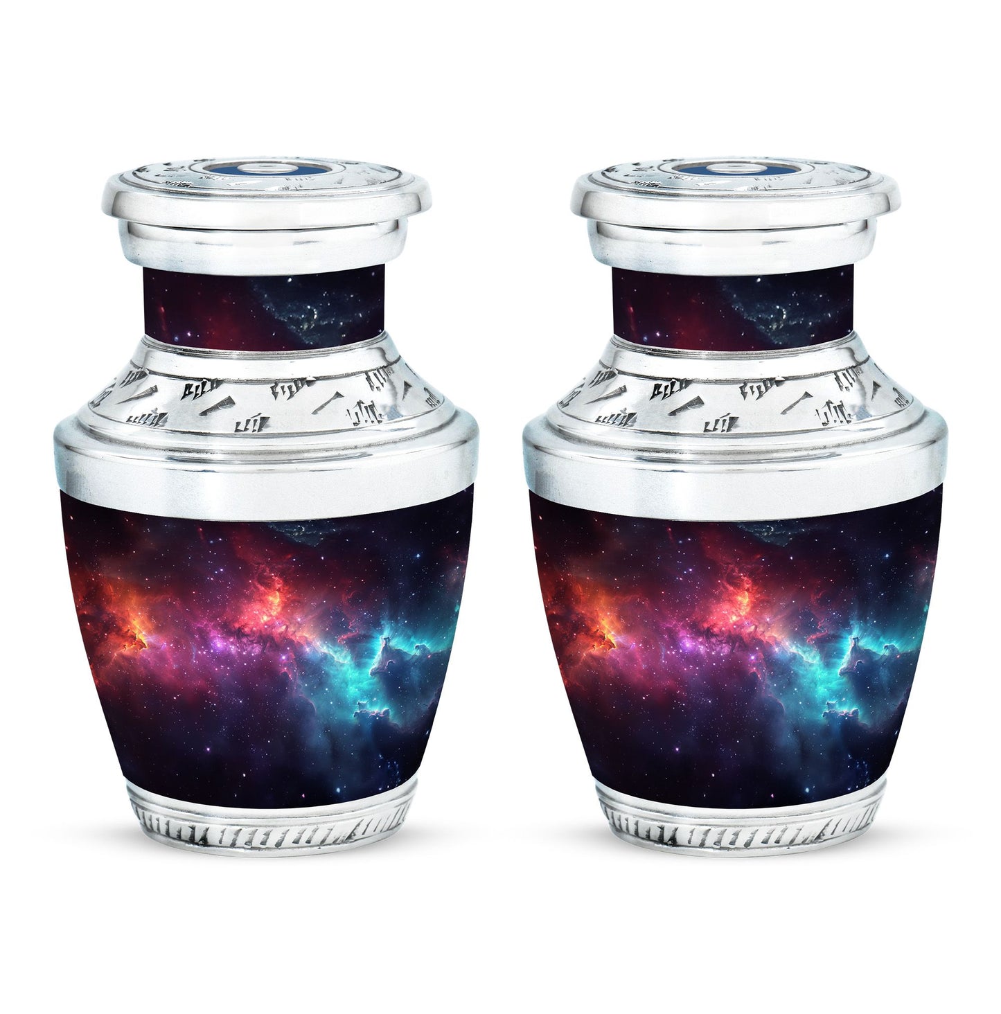 Nebula Galaxy Theme 3 Inch Keepsake Pack of 2