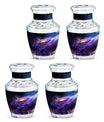 Nebula Galaxy Theme 3 Inch Keepsake Pack of 4
