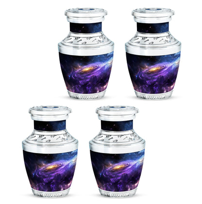 Nebula Galaxy Theme 3 Inch Keepsake Pack of 4