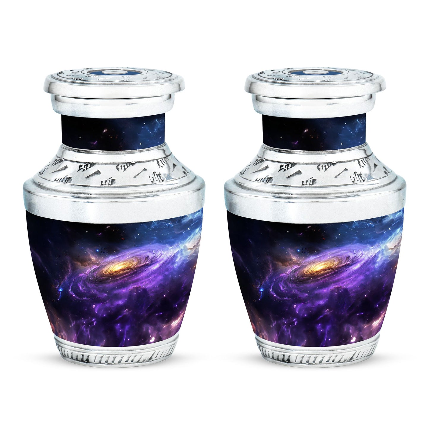 Nebula Galaxy Theme 3 Inch Keepsake Pack of 2